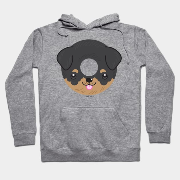 Dog Donuts (Rottweiler) Hoodie by JenniferSmith